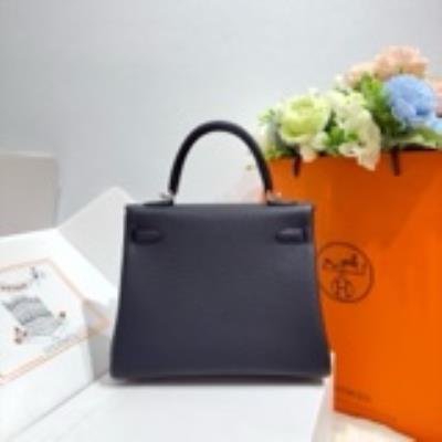 wholesale quality hermes kelly 25 retourne togo noir phw